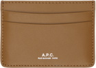 A.P.C. Tan André Card Holder