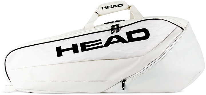 Photo: HEAD White Medium Pro X Racket YUBK Tennis Bag