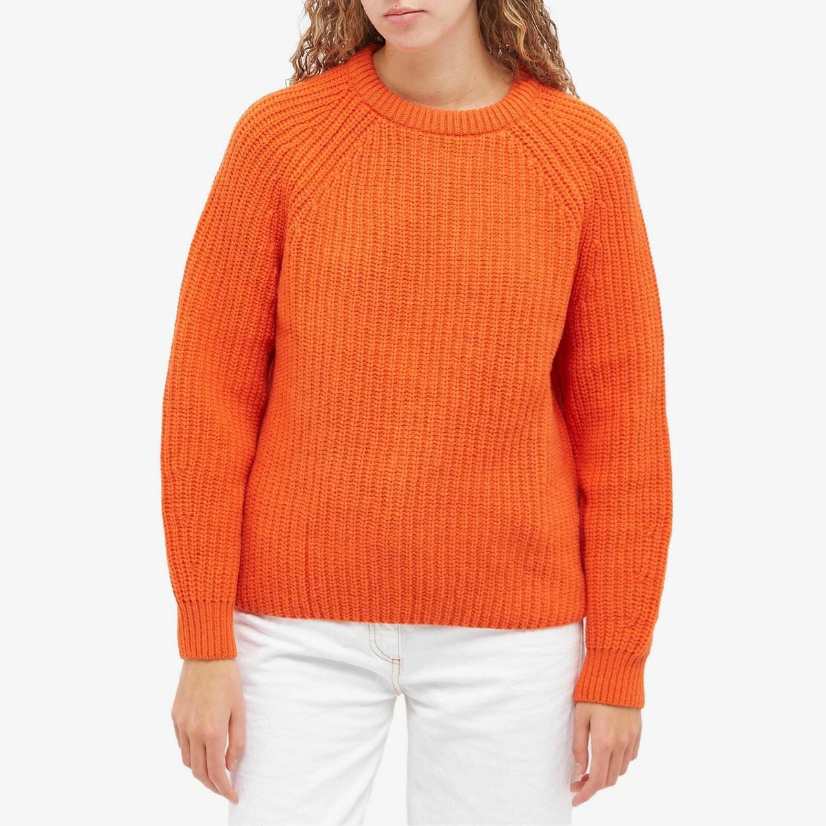 Barbour Women s Hartley Knitted Jumper in Pumpkin