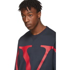 Valentino Navy VLogo Sweatshirt