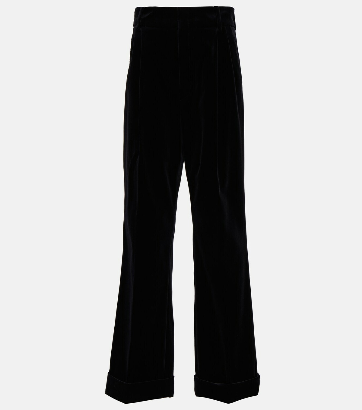 Gucci Wideleg cotton velvet pants Gucci