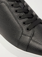 CHRISTIAN LOUBOUTIN - Rantulow Full-Grain Leather Sneakers - Black - EU 39