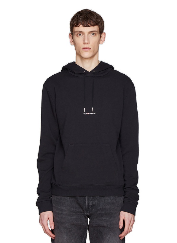 Photo: Hooded Logo Sweatshirt in Black