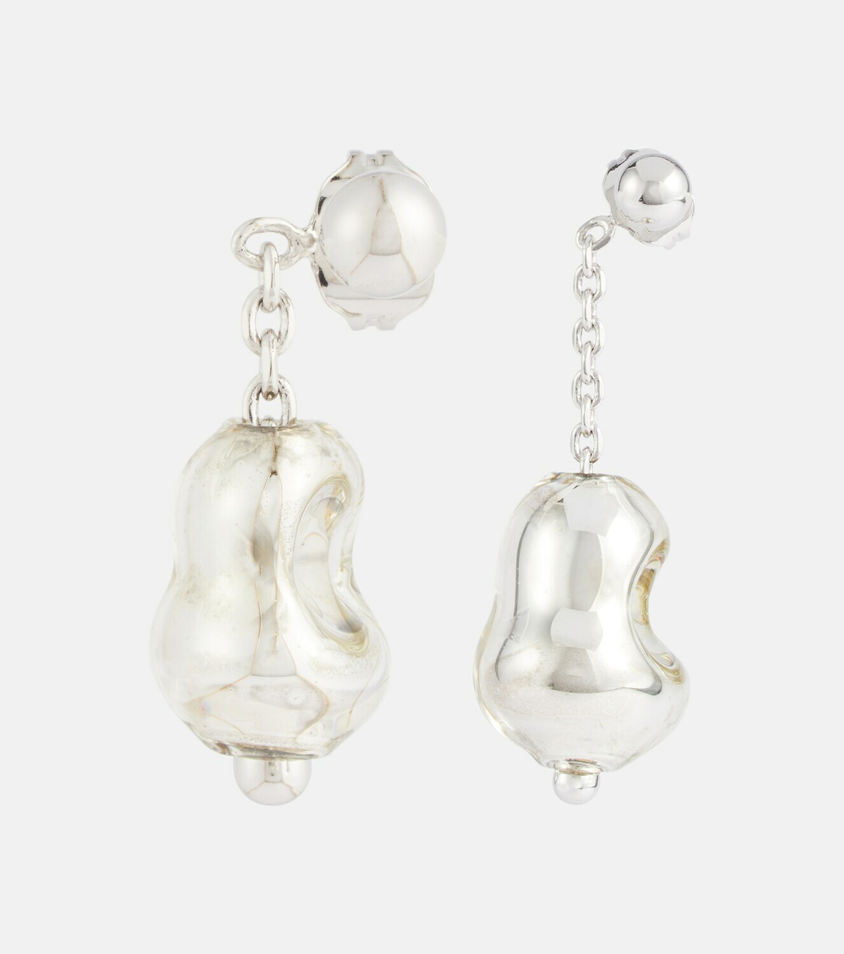 Lemaire - Asymmetric drop earrings Lemaire