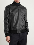 Gabriela Hearst - Gregory Leather Bomber Jacket - Black