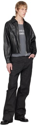 Enfants Riches Déprimés Black Signature Western Leather Jacket