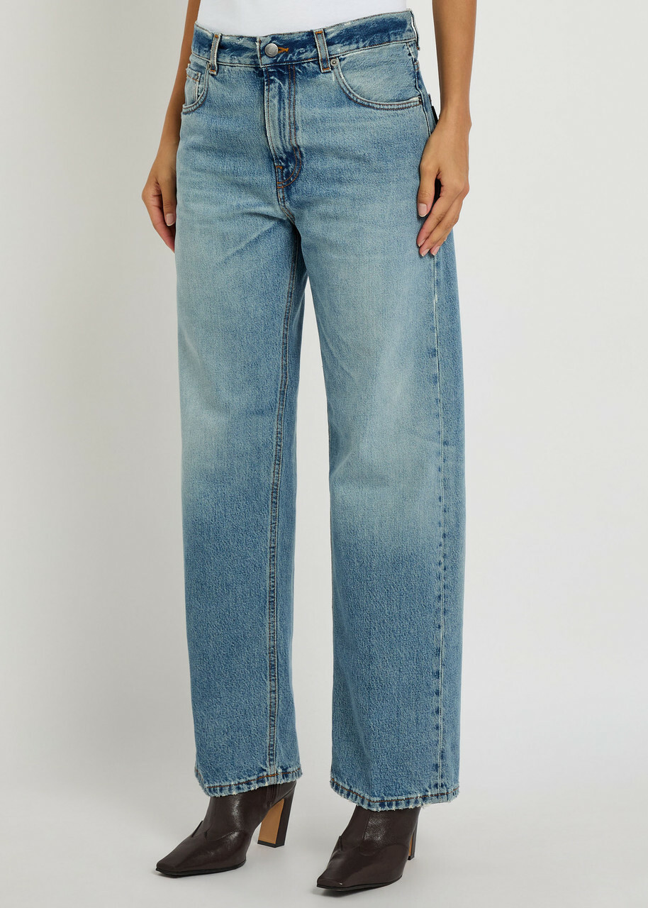 Haikure Bonnie Straight-leg Jeans Blue