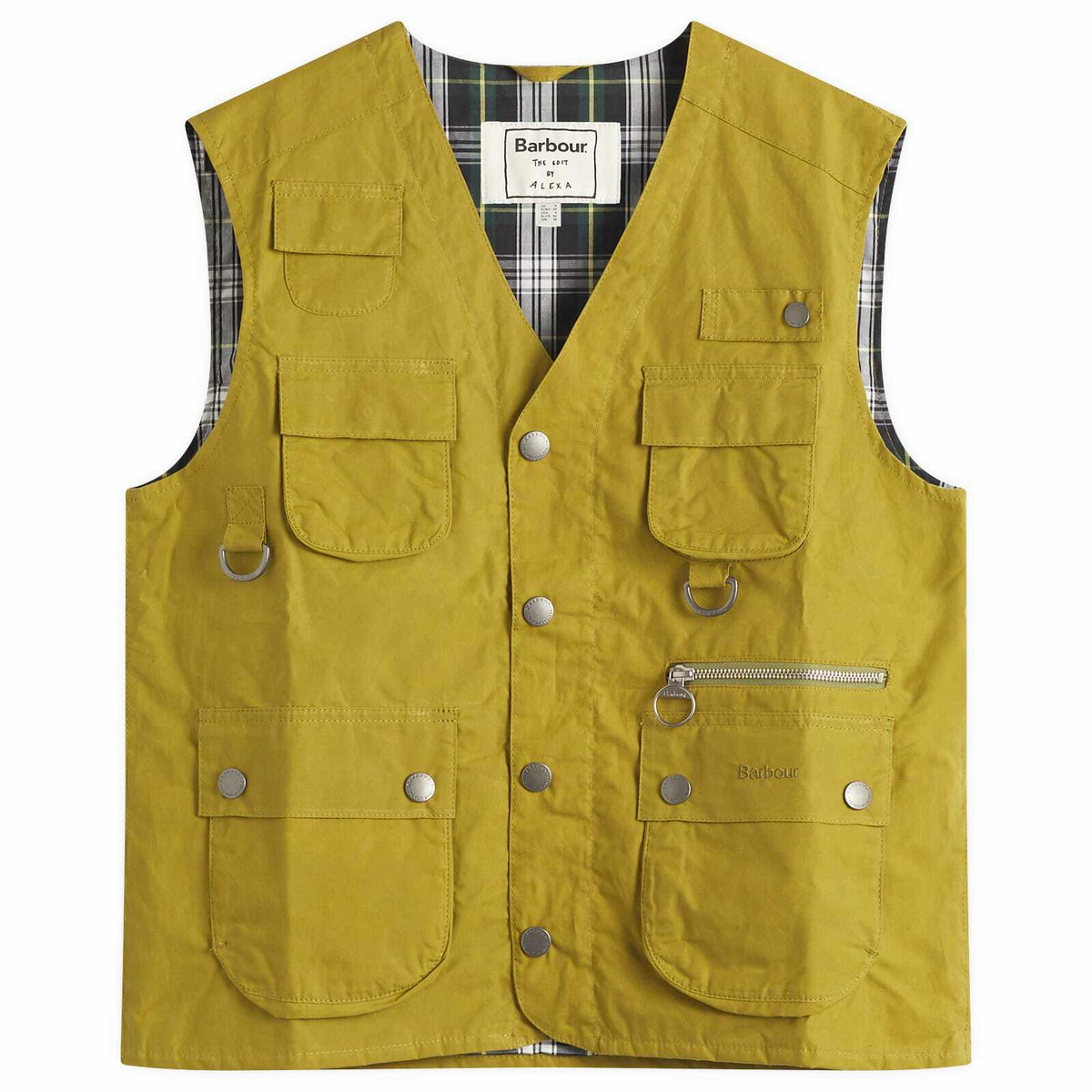 Barbour Women's x Alexa Rebecca Gilet in Seaweed Salad/Dress Gordon