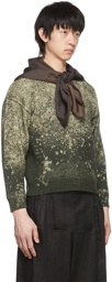 Maison Margiela Green Wool & Cotton Sweater