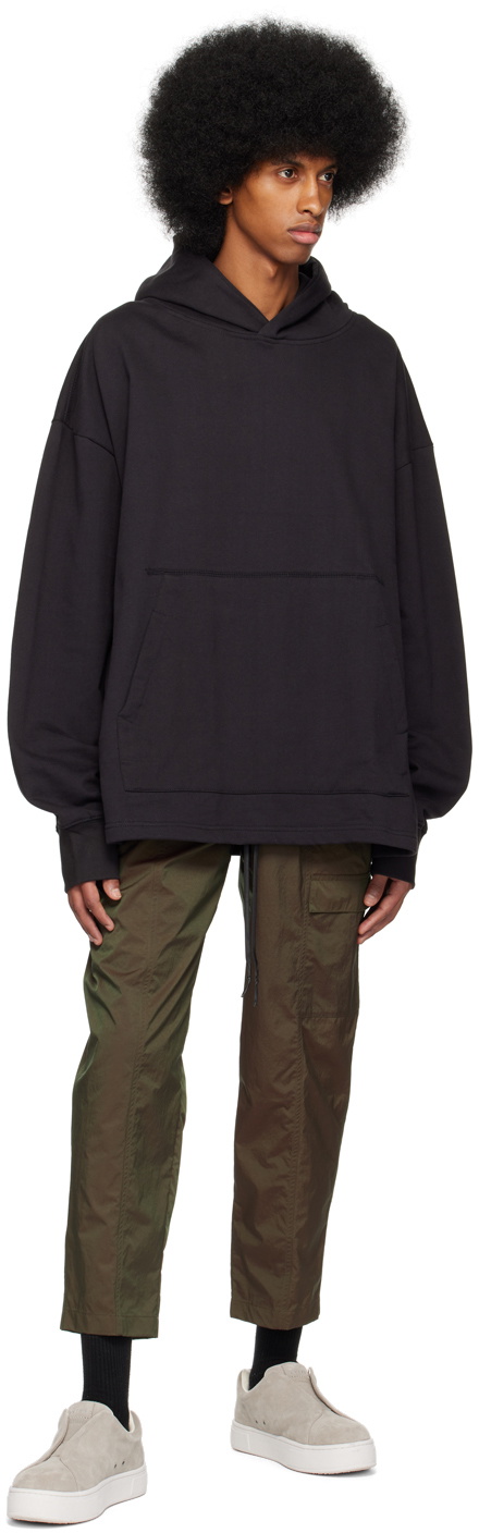 True Tribe Black Oversized Hoodie