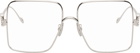 LOEWE Silver Square Glasses