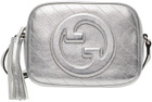 Gucci Silver Small Blondie Shoulder Bag