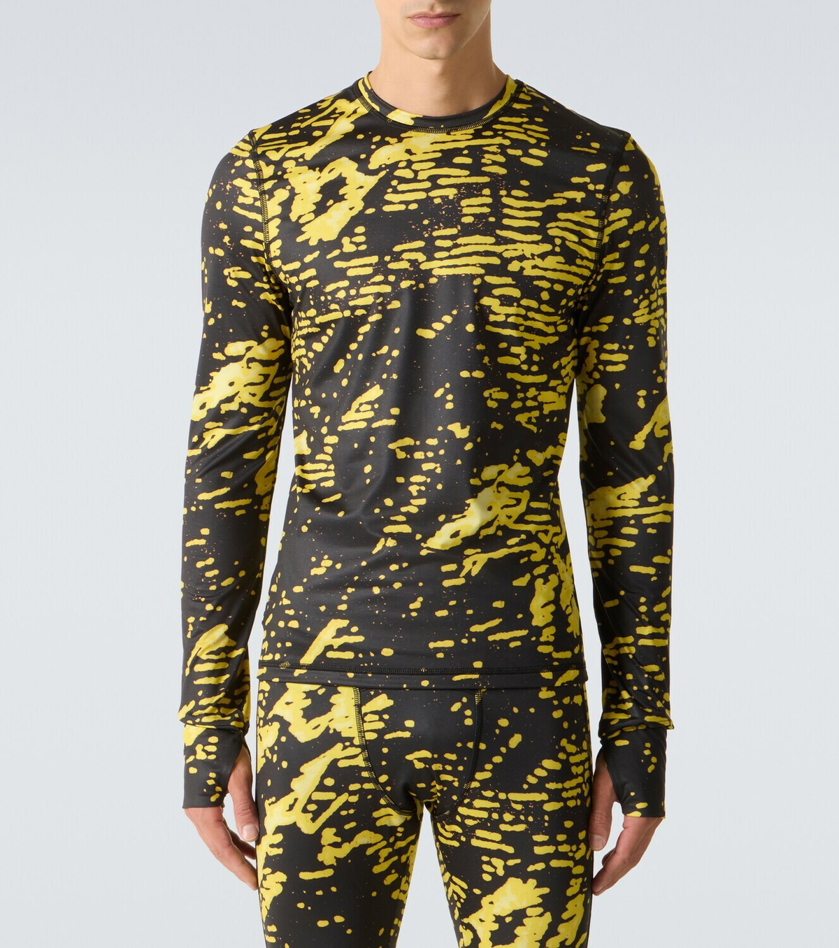 Aztech Mountain Next To Skin printed ski top