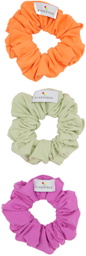 Gil Rodriguez Three-Pack Multicolor Classic Scrunchie Set