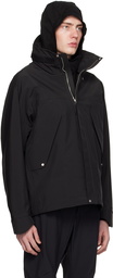 Stone Island Black Hooded Jacket