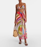 Pucci Iride cotton beach cover-up