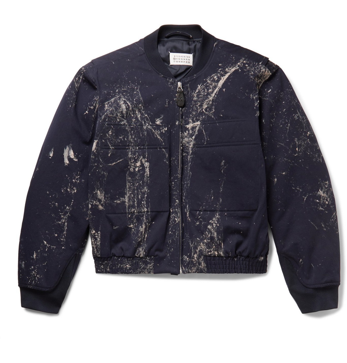 Maison Margiela - Paint-Splattered Cotton-Twill Bomber Jacket