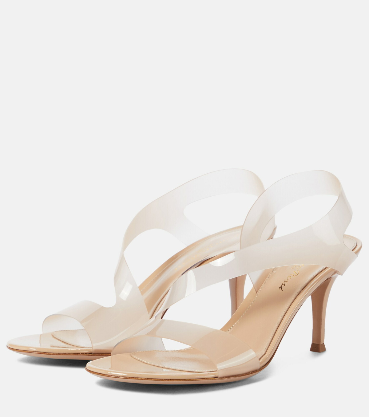 Gianvito Rossi - Metropolis 70 PVC slingback sandals