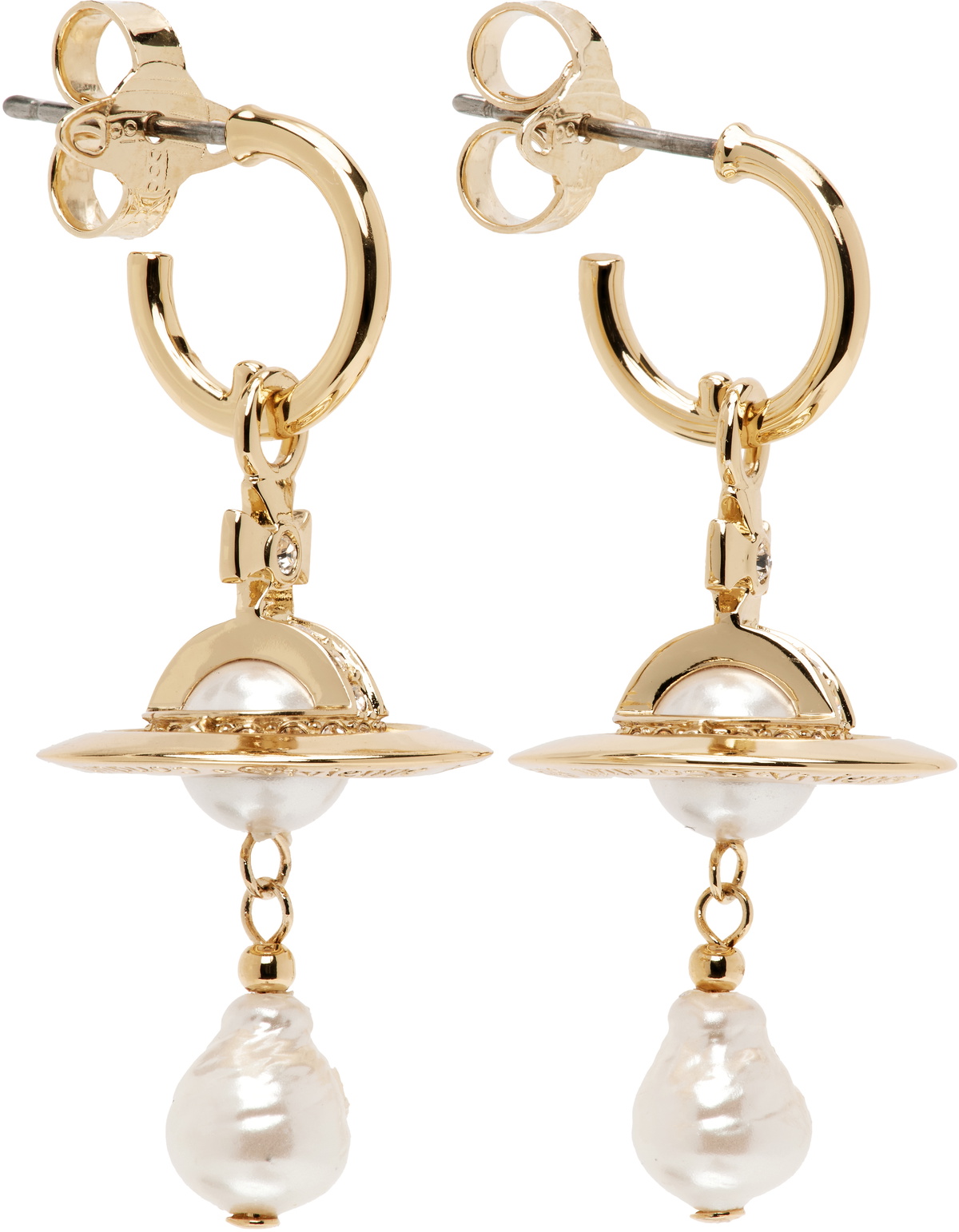 Vivienne Westwood Gold Aleksa Earrings Vivienne Westwood