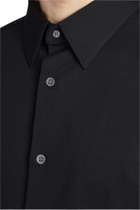 Theory Sylvain Shirt In Black Cotton