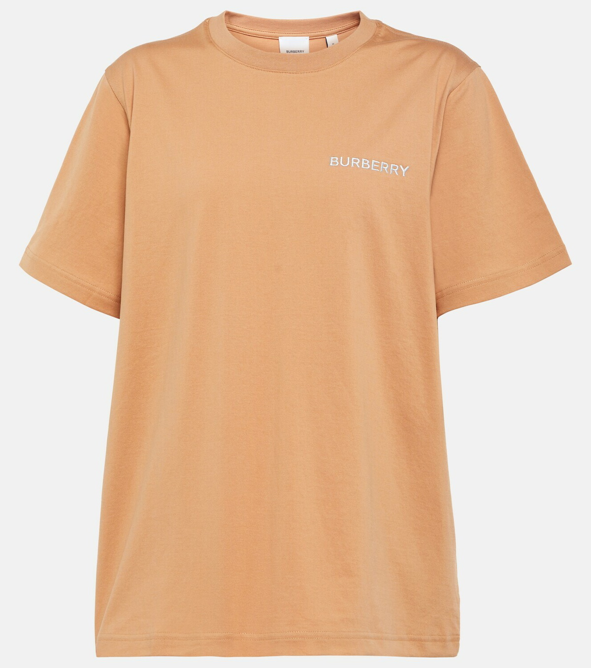 Tシャツ・カットソー BURBERRY BISCUIT COTTON T-SHIRT BURBERRY Logo White Cotton T-Shirt (US, Alpha, Small