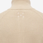 Pop Trading Company Men's Full Zip Knit in White Pepper