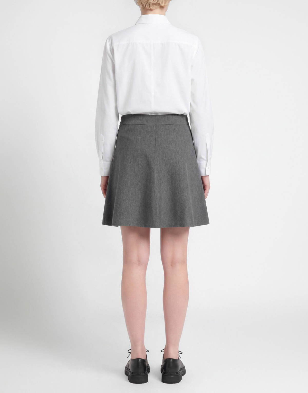Roberto Collina Womens Mini skirt in Charcoal