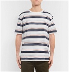 Arpenteur - Striped Cotton-Jersey T-Shirt - White