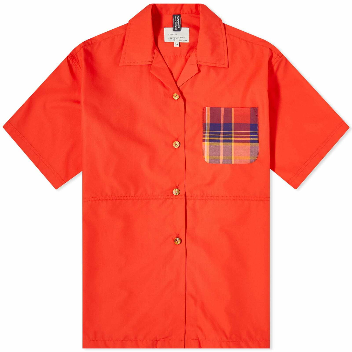 W'menswear Women's Unisex Rec Shirt in Red