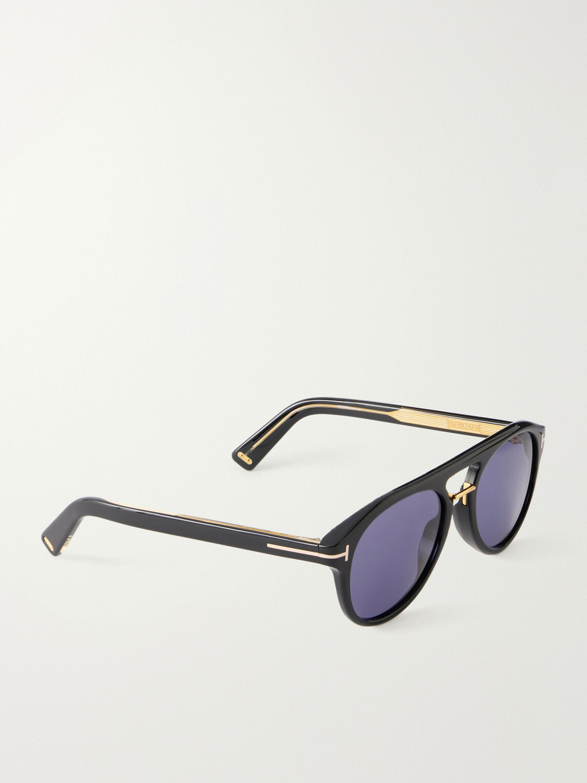 TOM FORD - Icon Aviator-Style Acetate Sunglasses - Blue