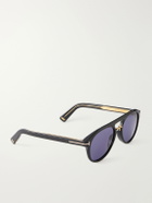 TOM FORD - Icon Aviator-Style Acetate Sunglasses - Blue