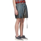 Fear of God Grey Iridescent Military Shorts
