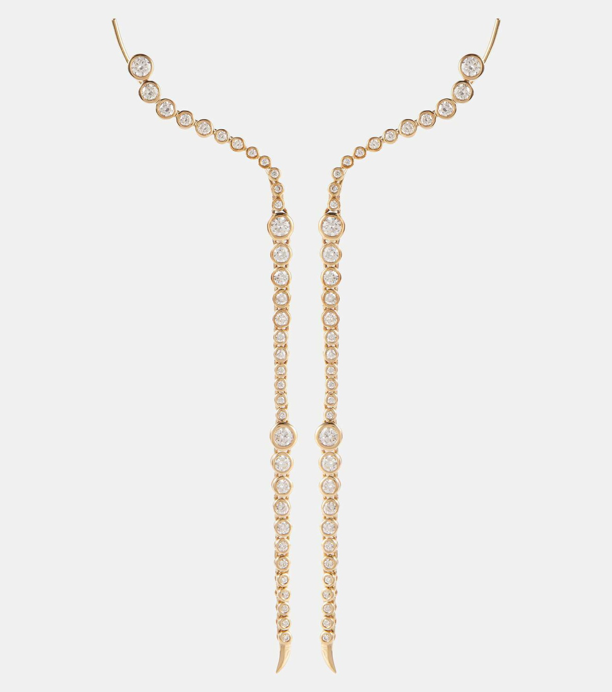 Ondyn Eminence 14kt gold earrings with diamonds