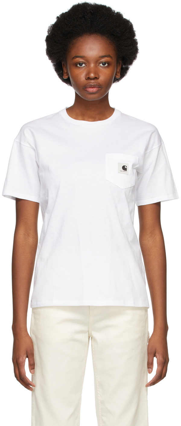 Carhartt Work In Progress White Pocket T-Shirt Carhartt WIP