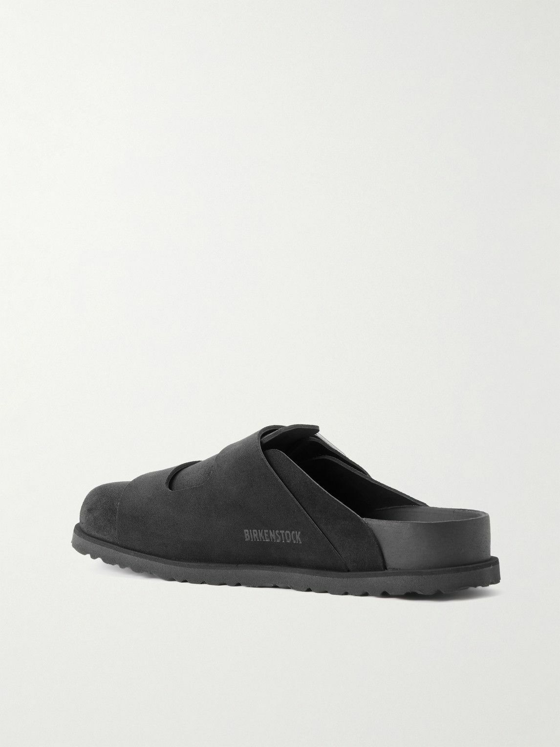 BIRKENSTOCK 1774 - 222 West Suede Clogs - Black