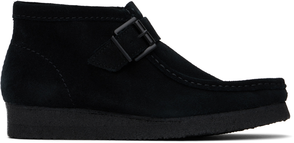 Clarks Black Men\'s Buckle‎ Boots Mens Aldwin Cap Black Leather Oxford Boots main image 4
