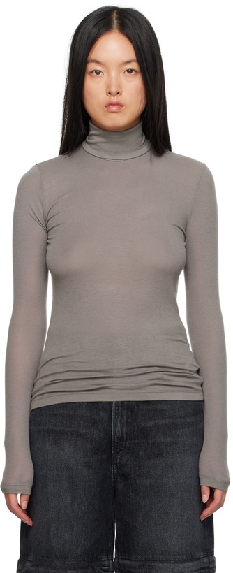 Photo: AGOLDE Gray Pascale Turtleneck