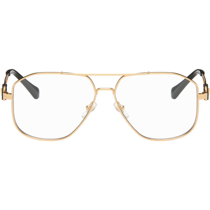 Photo: Versace Gold Medusa Glasses