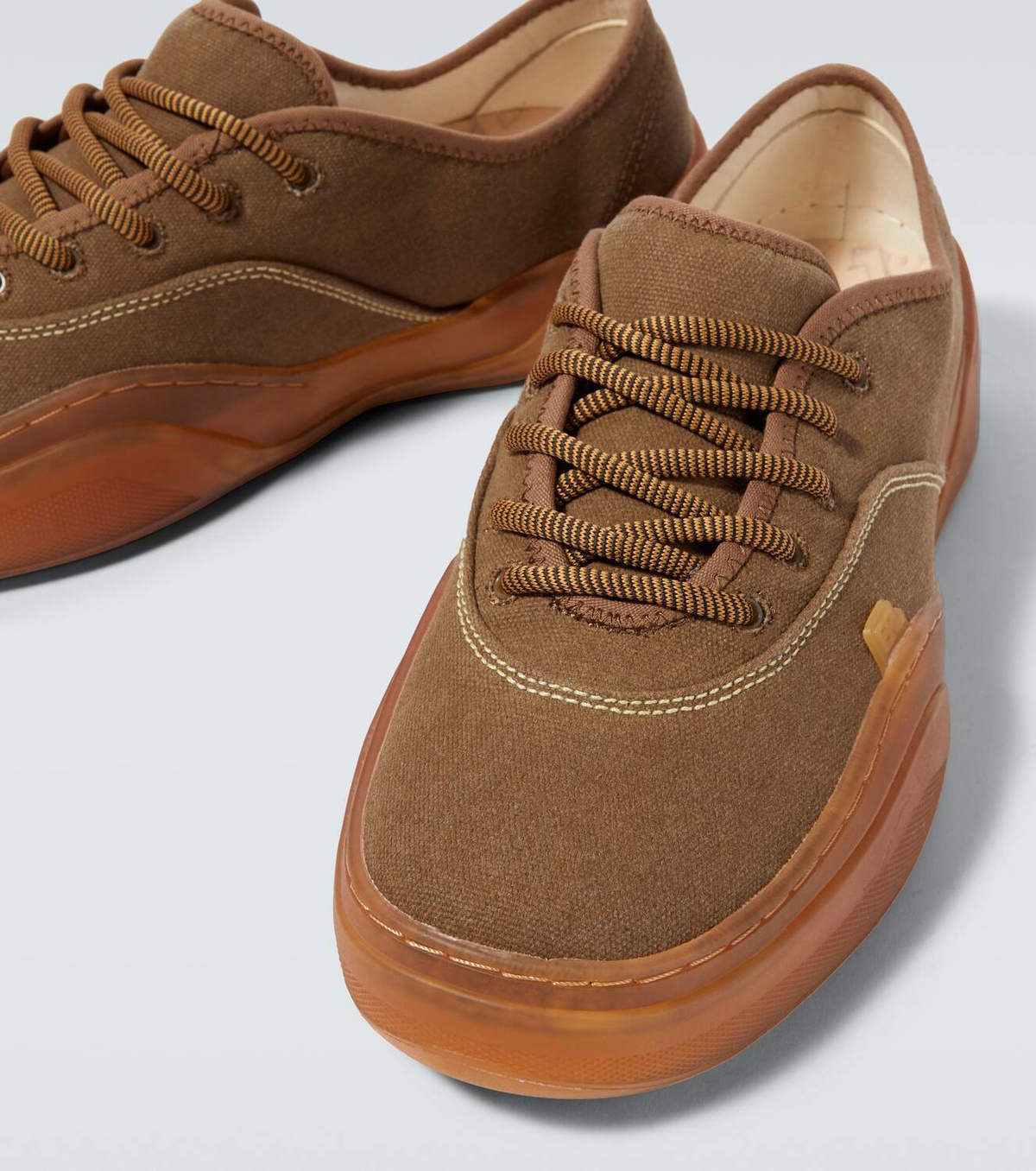 【ERL】キャンバスロートップスニーカー ERL Canvas low-top sneakers ERL