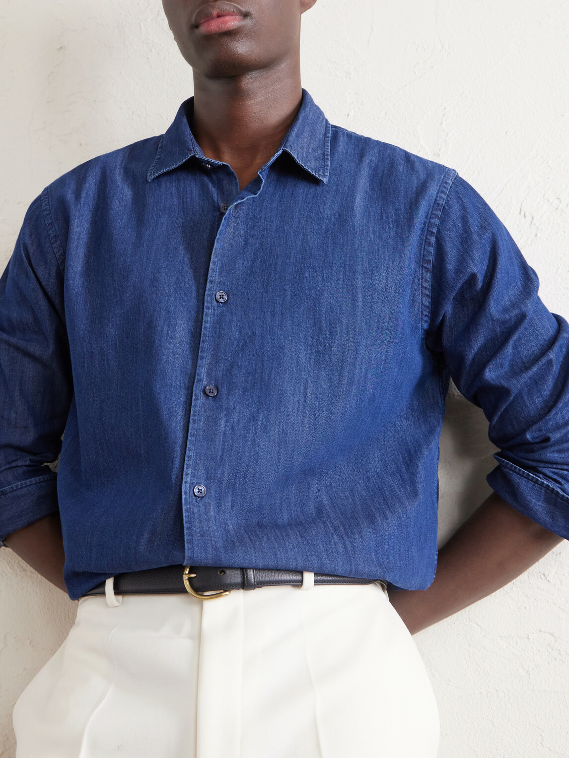 Orlebar Brown - Giles Denim Shirt - Blue