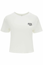A. P.C. unisex boxy t-shirt in organic cotton white short sleeves White