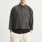 Merely Made Men's Cropped Overshirt in Asphalt Grey