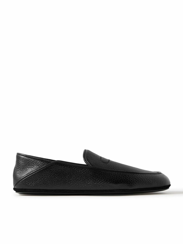 Photo: John Lobb - Kingston II Collapsible-Heel Full-Grain Leather Slippers - Black