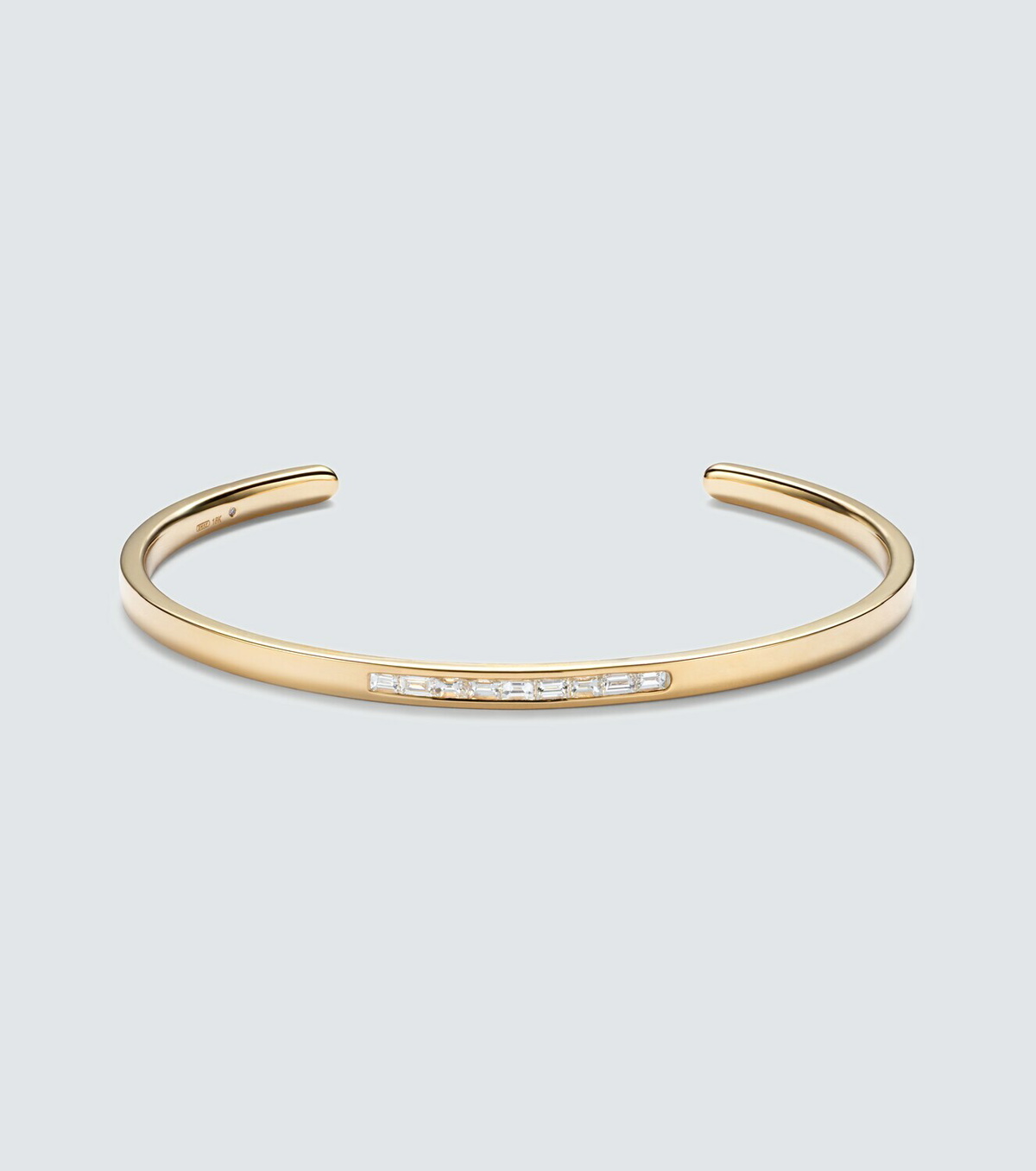 Shay Jewelry 18kt gold (750/1000) bangle with diamonds