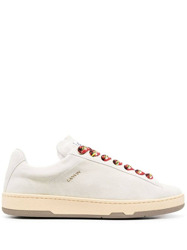 Photo: LANVIN - Lite Curb Leather Sneakers