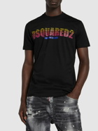 DSQUARED2 - Logo Printed Cotton Jersey T-shirt