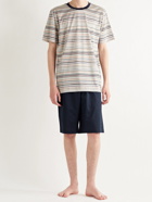 ZIMMERLI - Striped Cotton-Jersey Pyjama Set - Neutrals - S