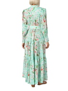 MC2 Saint Barth Woman Linen Dress Marbella With Flower Print
