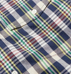 J.Press - Button-Down Collar Checked Cotton Shirt - Blue