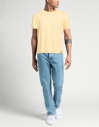 Drumohr Mens T-shirt Pastel in Yellow